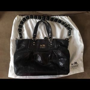 Coach Madison Metallic Textured Claire handbag